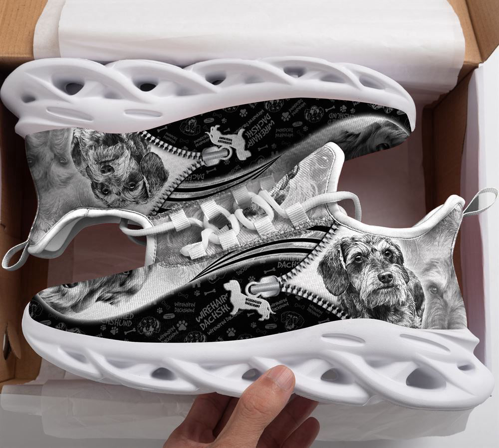 wirehaired dachshund sketch max soul shoes for women men kid gift for dog lover 9whof.jpeg