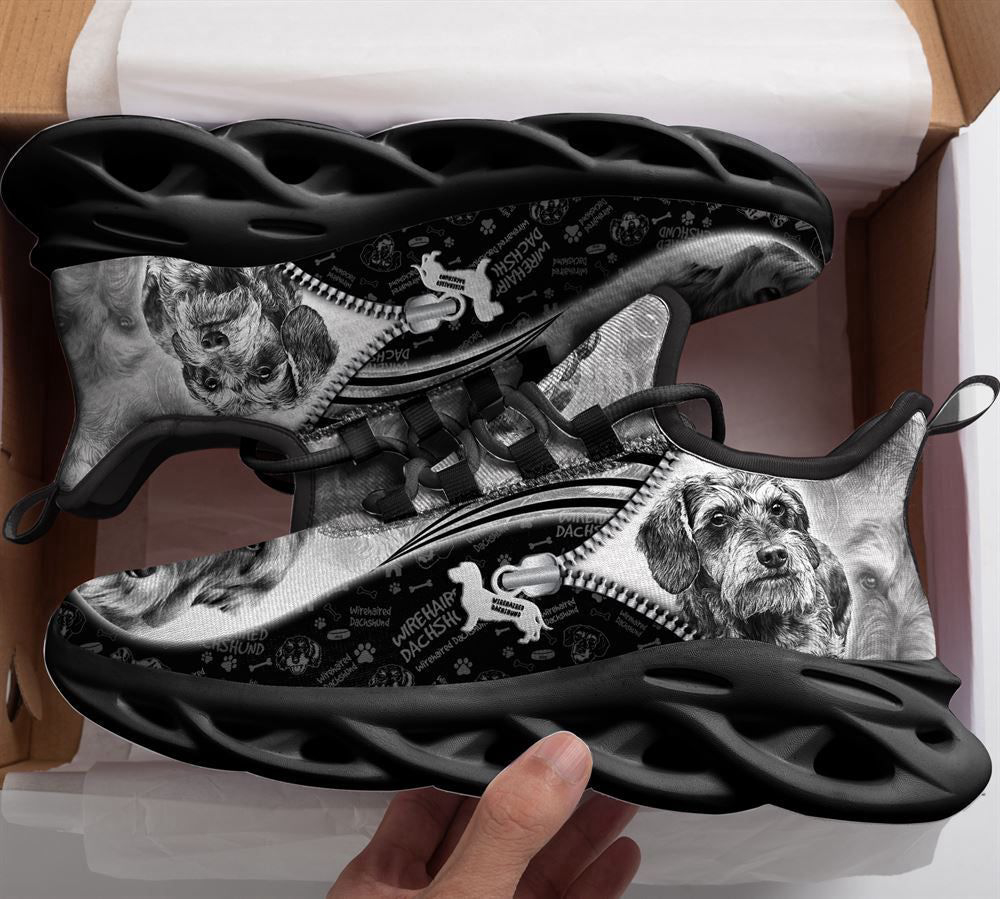 wirehaired dachshund sketch max soul shoes for women men kid gift for dog lover qspoh.jpeg