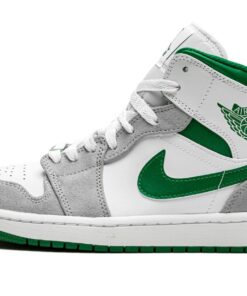 Air Jordan 1 MID SE “Grey / Pine Green / White”