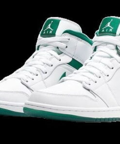 Air Jordan 1 Mid White Mystic Green CD6759